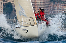 J/24 one-design sailboat- sailing Primo Cup Monaco- Monte Carlo