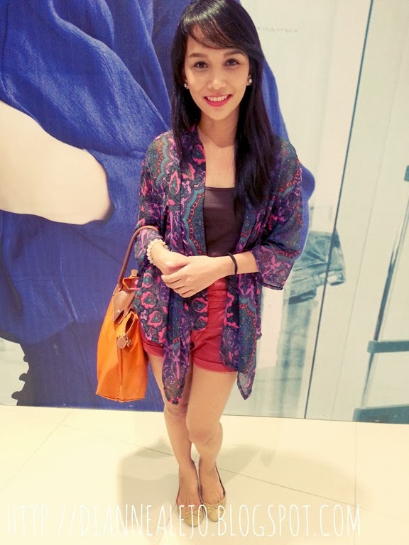 20140203_154327 kimono, forever 21, pull and bear, longchamp, posh pocket shoes, tank top, philippines, asia, outfit