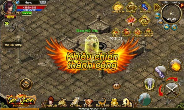 Game Sát Thần VTC - Hướng Dẫn Hoạt Động Đấu Trường 2