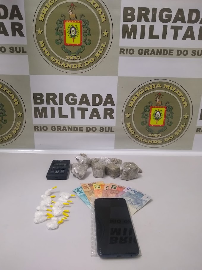 Homem é preso por tráfico de drogas no bairro Salgado Filho em Gravataí