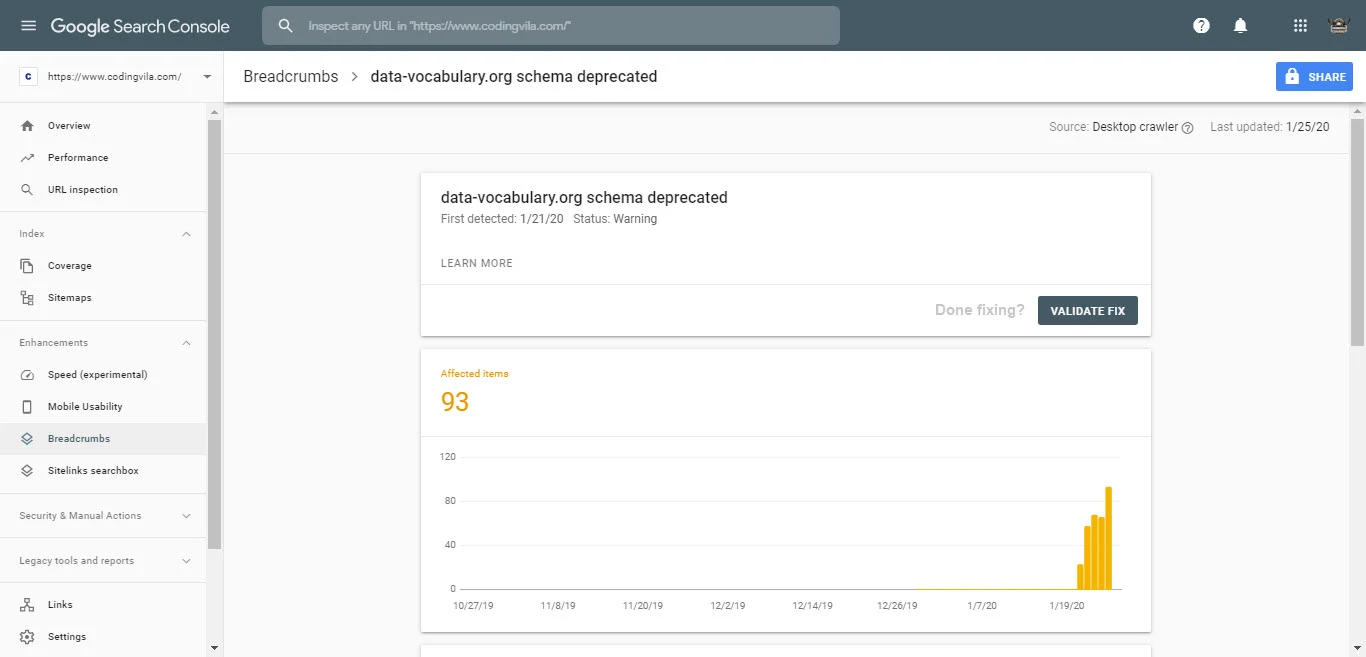 Data-Vocabulary.org schema deprecated