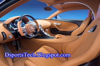 Bugatti Chiron interior view