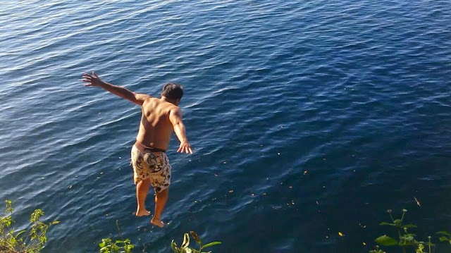 Cliff Jumping at Sabang Kaputian Samal Island