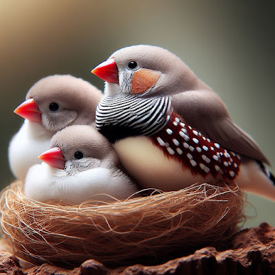 Pet Zebra finch