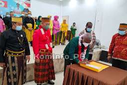 Dominggus Mandacan Hadiri Pelantikan BPD KKSS Sorong Periode 2021-2026