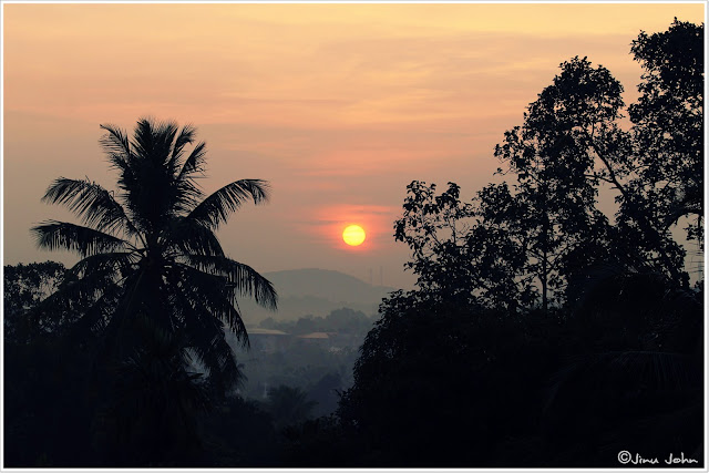 Sunrise from home adoor