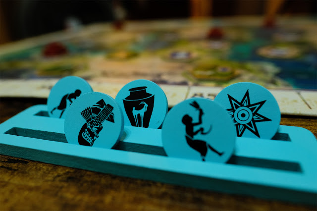 Babylonia board game 桌遊 個人氏族tokens及立架 一種模略感