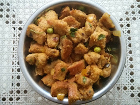 Bread bhath / bread masala / bread upma recipe