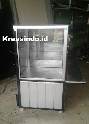 Gerobak Aluminium Motor untuk Jualan Soto pesanan Bpk Hendri di Cinere Depok