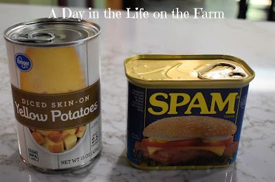 Canned Potatoes and SPAM