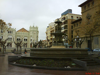 Plaza de Navarra el Casino Huesca