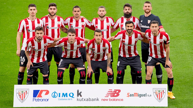 ATHLETIC CLUB DE BILBAO. Temporada 2020-21. Sancet, Unai Núñez, Dani García, Íñigo Martínez, Asier Villalibre, Unai Simón; Unai López, Morcillo, Berenguerr, Balenziaga y De Marcos. ATHLETIC CLUB DE BILBAO 2 (Morcillo, Raúl García) REAL VALLADOLID C. F. 2 (Orellana, Weissman). 28/04/2021. Campeonato de Liga de 1ª División, jornada 33. Bilbao, Vizcaya, España, estadio de San Mamés.