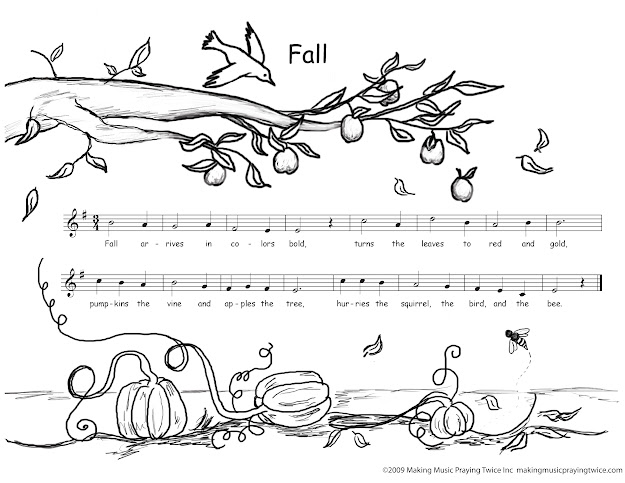 Autumn Coloring Pages  Free Downloadable Coloring Pages  Catholic Music  For Kids