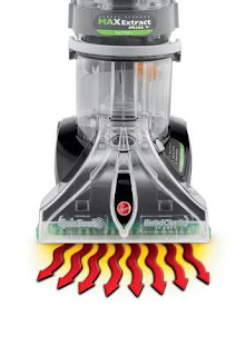 hoover max extract hot air return