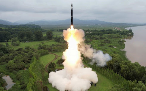 North Korea Launches Hwasong-18 ICBM Missile to Altitude of 6,000 Km