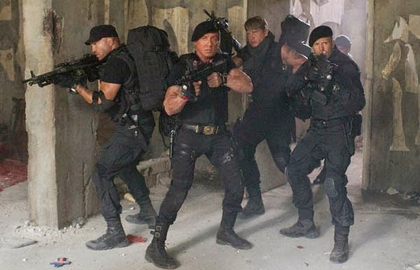 the expendables 3 action scene