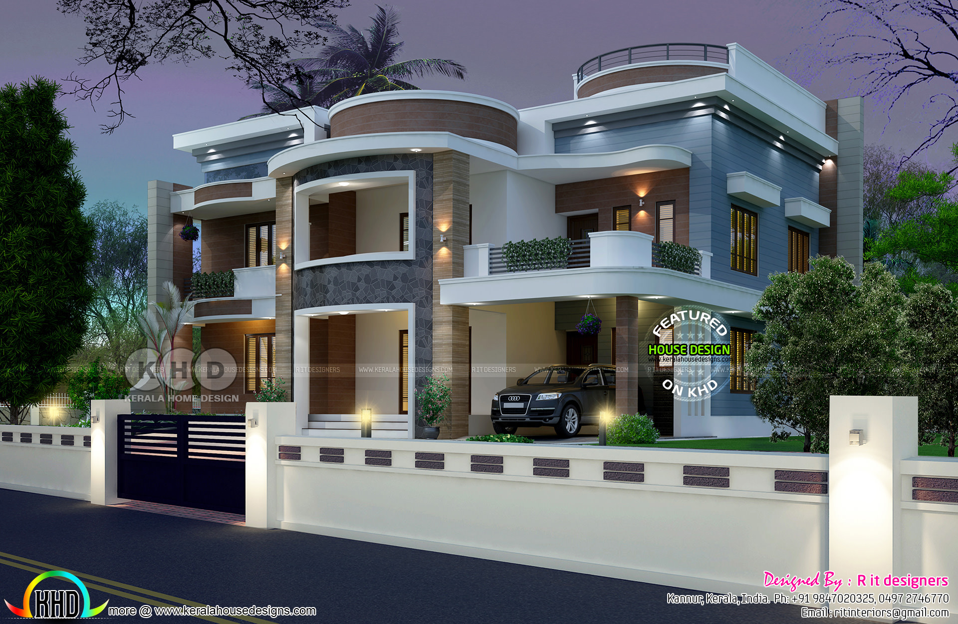 Astounding 6  bedroom  house  plan  Kerala home  design  and 