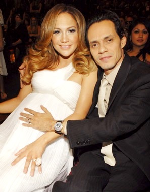 Foto de Marc Anthony junto a su ex esposa Jennifer López