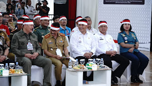 Komandan Lanal Bandung Hadiri Deklarasi Damai Relawan Capres dan Cawapres Pemilu Damai 2024