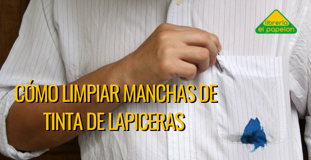 eliminar manchas de tinta de la ropa