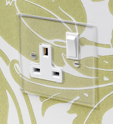 The Forbes and Lomax SS13/PSX - single switched socket invisible plate white rocker