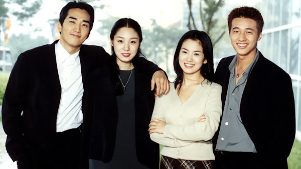 'Autumn in My Heart' is a quintessential melodrama about swapped identities, first love, and tragic fate, starring Song Seung-heon, Song Hye-kyo, and Won Bin.