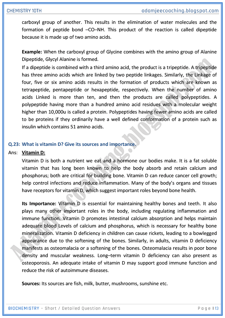 biochemistry-short-and-detailed-question-answers-chemistry-10th