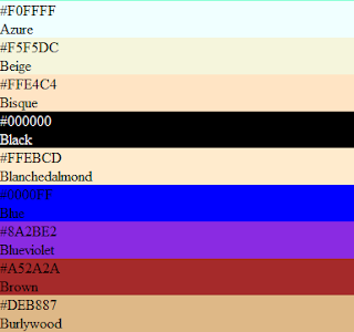 Kode Warna HTML Untuk Website