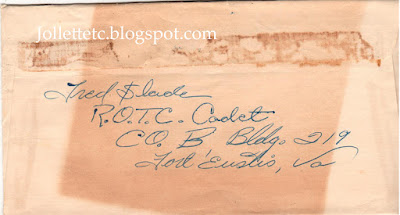 Envelope from Fort Eustis https://jollettetc.blogspot.com