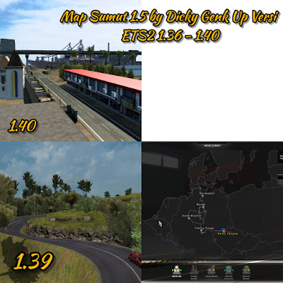 Map Sumut 1.5 Update ETS2 v1.36 - 1.40