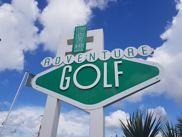 Adventure Golf at the Pleasure Beach in Blackpool