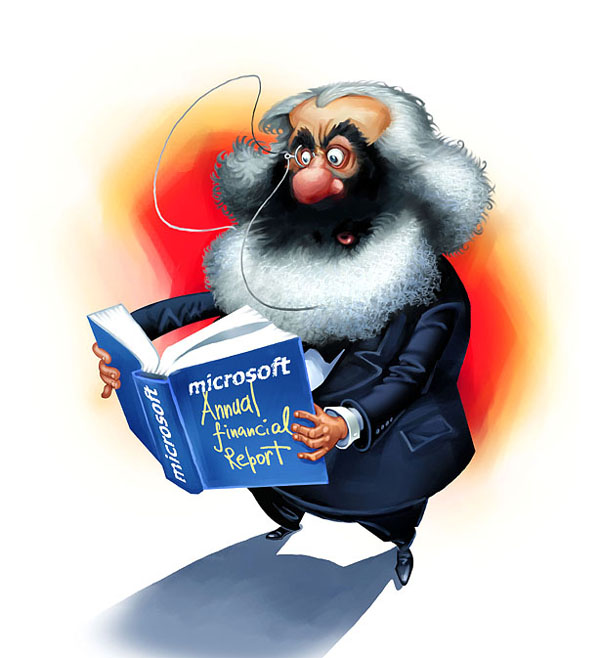 Karl MARX caricature