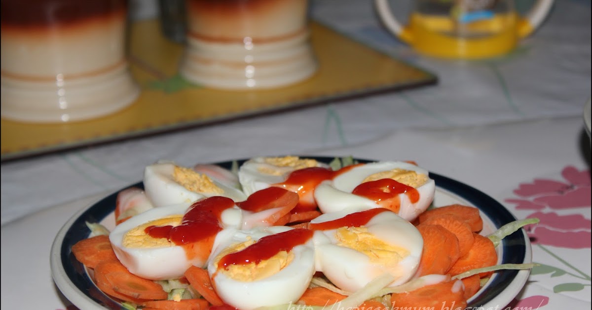 Hepi Cook Mum: Telur Rebus & Ikan Kering