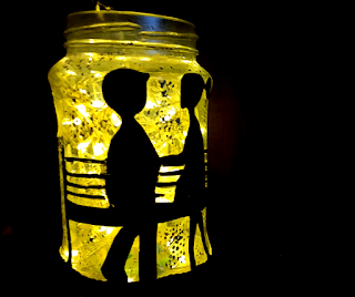 Mason jar craft ideas for kids. Romantic glass jar craft ideas.