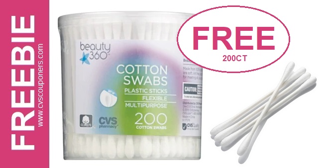 FREE Cotton Swabs at CVS