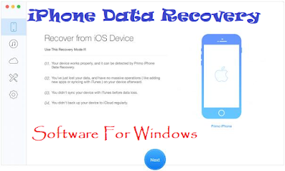 iPhone Data Recovery Software For Windows