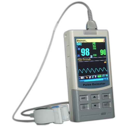 deluxe handheld pulse oximeter