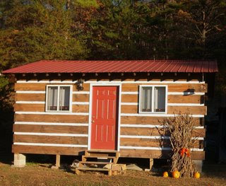 The Fruit of her Hands: Faux Log Cabin How-To