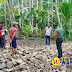 Babinsa TNI dan Pemdes Monitoring Pembangunan dari Dana Desa