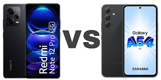مقارنة بين Samsung Galaxy A54 و Xiaomi Redmi Note 12 Pro