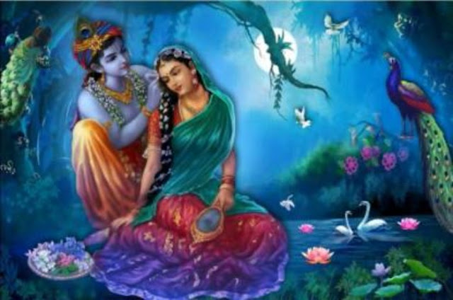 How did Radha stay for years after Krishna left?