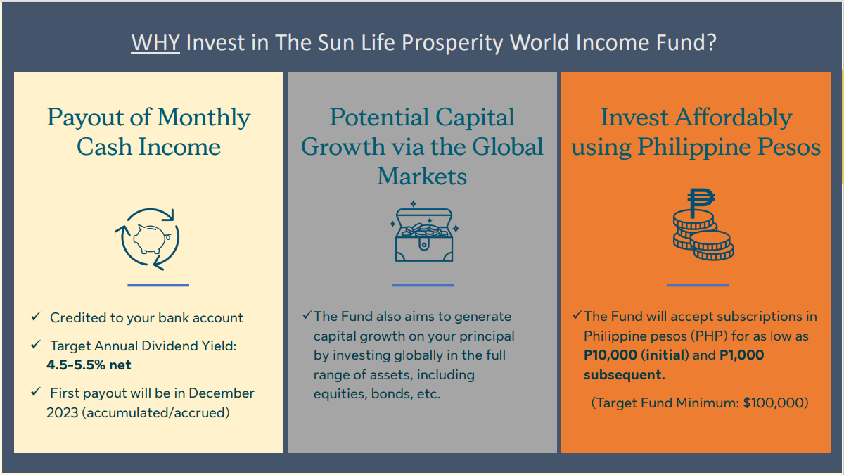 Sun Life, Sun Life Philippines, Sun Life Mutual Fund, World Income Fund, mutual funds, WIF, SLAMCI WIF, SLAMCI, Sun Life Asset Management Company, Inc., Target Fund, BlackRock, investment, mutual fund investments, monthly cash dividends, investors, short-term investment, long-term capital,financial portfolio, SLAMCI President Gerald Bautista, Bacolod mommy blogger, Bacolod blogger, business