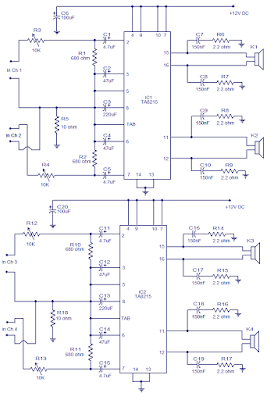 60W Dual Stereo Power Amplifier