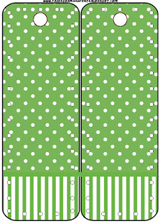 Green and Polka Dots: Free Party Printables.