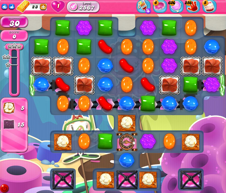 Candy Crush Saga level 2567