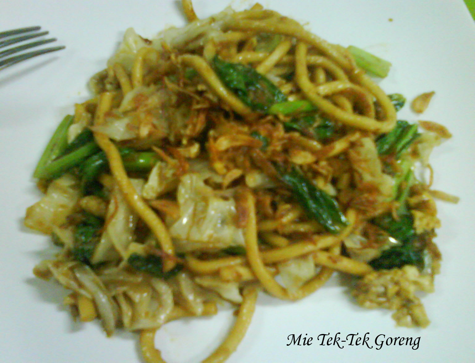 All The World Recipe's: Cara Membuat Mie Goreng Tek Tek ...