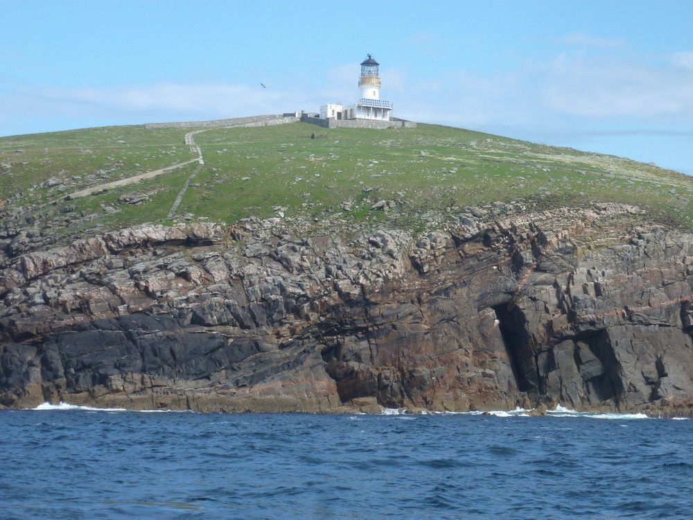 The lighthouse on Flannan Isles.