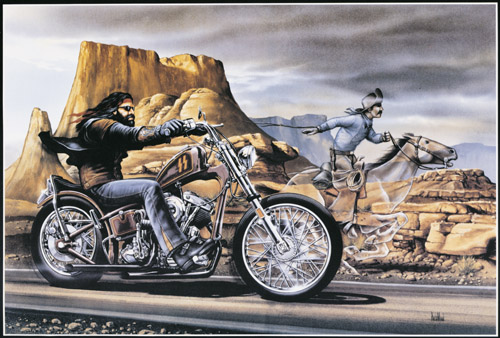 Ironhand Cycles David Mann Chopper Artist