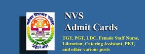 NVS Recruitment Admit Cards for Teaching, Non Teaching Posts, Exam Start from September 16 /2019/09/NVS-Admit-Cards-for-Teaching-Non-Teaching-Posts-Exam-Start-from-September-16.html