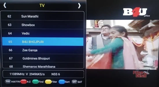 B4U Plus rebranded and Shifted to Channel Number 14